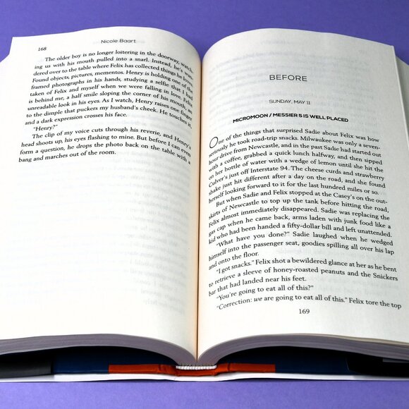 Where He Left Me by Nicole Baart, Hardcover BOTM Edition - Picture 4 of 6